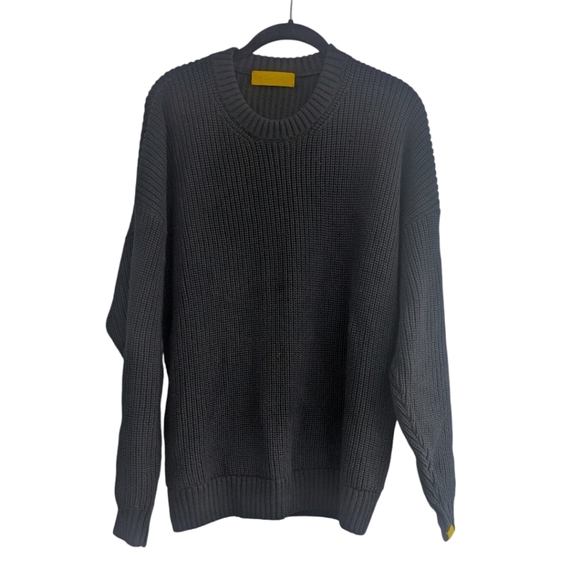 Yellow Label Co Black Chunky Knit Sweater - Picture 1 of 5